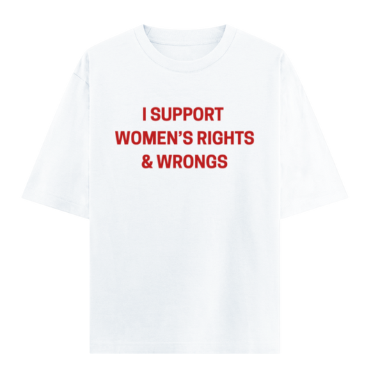 I SUPPORT WOMENS RIGHTS & WRONGS